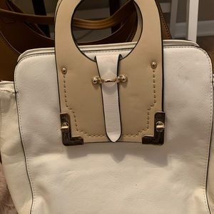 Tan and white no brand